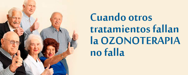 Cuando otros tratamientos fallan la ozonoterapia es la solucion